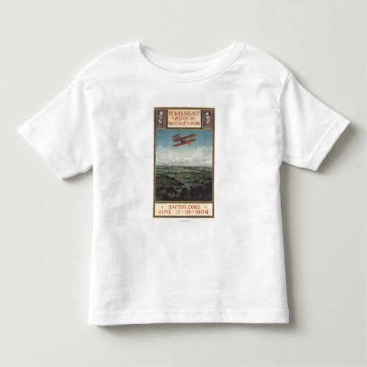 ライト兄弟飛行機 トドラーTシャツ (正面)