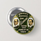 ライト兄弟-ボタン 缶バッジ (正面&裏面)