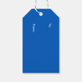 ライト兄弟。1903年の「フライヤー」青写真 ギフトタグ (裏面)