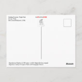 ライト公園の噴水 ポストカード (裏面)