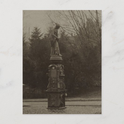 ライト公園の噴水 ポストカード (正面)