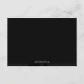 ライト出生3x5Christmasの招待状の休日 出欠カード (裏面)