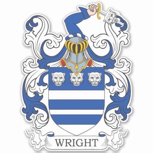 ライト家紋 シール (正面)