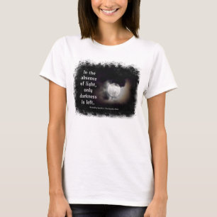 ライト対暗い引用文のTシャツ Tシャツ