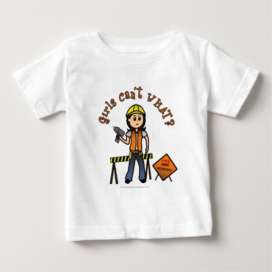 ライト建築ガール ベビーTシャツ (正面)