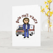 ライト救急医療隊員ガール カード (黄色い花)