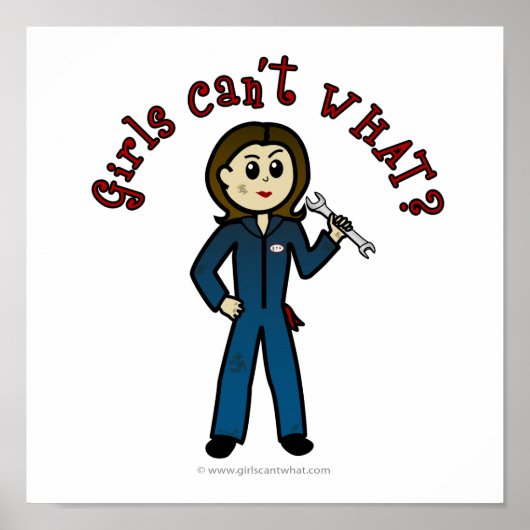 ライト整備士ガール ポスター (正面)