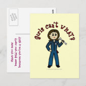 ライト整備士ガール ポストカード (正面/裏面)