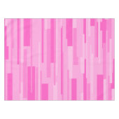 ライト熱ピンクミッドセンチュリーパターモダンン テーブルクロス (正面(横))