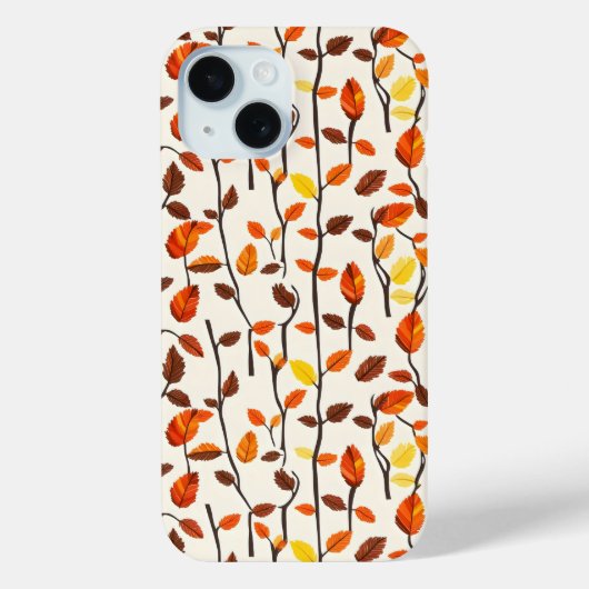 ライト紅葉パターン Case-Mate iPhoneケース (裏面)