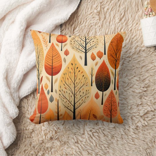 ライト紅葉 クッション (ブランケット)