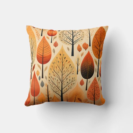 ライト紅葉 クッション (裏面)