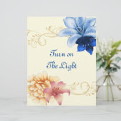 ライト紙をオンにパーソナライズされたする (スタンド正面)