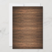 ライト素朴の文字列ウェディング招待（オフ白） 招待状 (裏面)