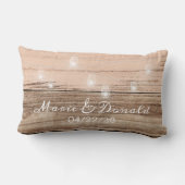 ライト素朴付き柔らかい木材のカスタマイズ ランバークッション (裏面)