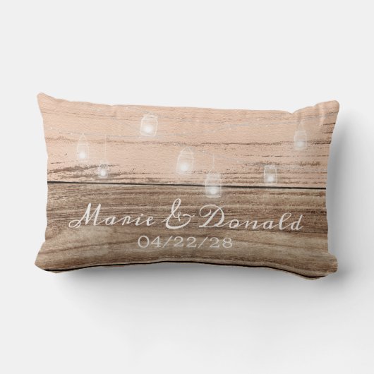 ライト素朴付き柔らかい木材のカスタマイズ ランバークッション (裏面)