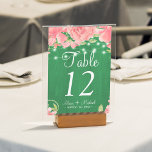 ライト素朴赤面ピンクの牡丹結婚緑色 テーブルナンバー<br><div class="desc">ラス素朴結婚トの輝く光と大きなバラピンクの牡丹の花がシダの緑の納屋の木の背景に特徴の編集可能な文字とテーブル番号。夏の春に最適 |秋の秋 |ガーデン |エレガント田舎国 |屋外の裏庭をテーマ結婚にしたテーマ</div>