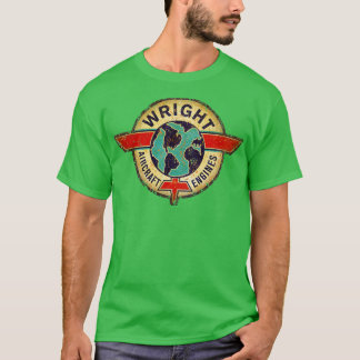 ライト航空機エンジン Tシャツ