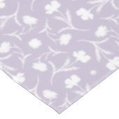 ライト薄紫ホワイトリバティフローラルパターエレガントン テーブルクロス (アングル)