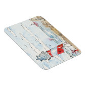 ライト赤と白ハウスシーン マグネット (右側)