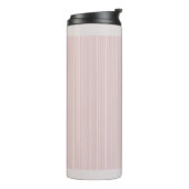 ライト赤面ピンクグレーストライプズスウィート タンブラー (回転左)