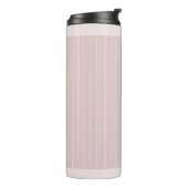 ライト赤面ピンクストライプのスイーツ タンブラー (回転左)