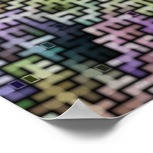 ライト迷路 ポスター (角)