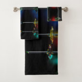 ライト違う付きマルティーニ眼鏡のカクテル バスタオルセット (インサイチュ)