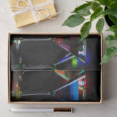 ライト違う付きマルティーニ眼鏡のカクテル 薄葉紙 (ギフト)