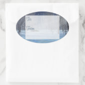 ライト静かギフトラベルシール 楕円形シール (バッグ)