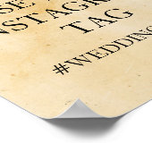 ライト インスタグラム サイン ラスティック ウェディング レセプション (角)