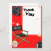 ライト カメラ アクション サンクス カード (正面/裏面)