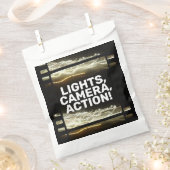 ライト、カメラ、アクション！ フェイバーバッグ (クリップ留めされた状態)