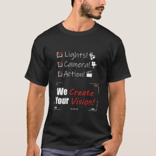 ライト!カメラ!行動だ! Tシャツ