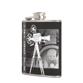 ライト、カメラ、行為のフラスコ、映画テーマ フラスク (左)