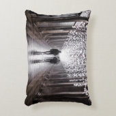 ライト、シャドウ、シンメトリ – セピア アクセントクッション (正面(垂直))