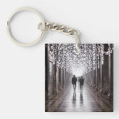 ライト、シャドウ、シンメトリ – セピア キーホルダー (正面)