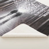 ライト、シャドウ、シンメトリ – セピア シェルパブランケット (3/4)