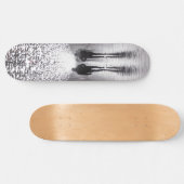 ライト、シャドウ、シンメトリ – セピア スケートボード (横)