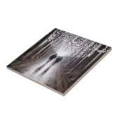 ライト、シャドウ、シンメトリ – セピア タイル (側面)