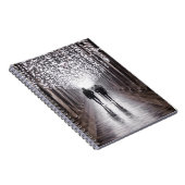 ライト、シャドウ、シンメトリ – セピア ノートブック (右側)