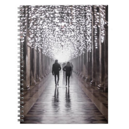 ライト、シャドウ、シンメトリ – セピア ノートブック