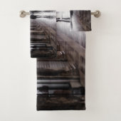 ライト、シャドウ、シンメトリ – セピア バスタオルセット (インサイチュ)