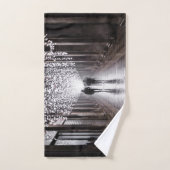 ライト、シャドウ、シンメトリ – セピア バスタオルセット (ハンドタオル)