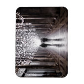 ライト、シャドウ、シンメトリ – セピア マグネット (縦)