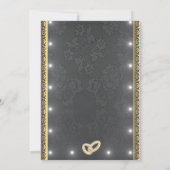 ライト・シャンデリア 招待状 (裏面)