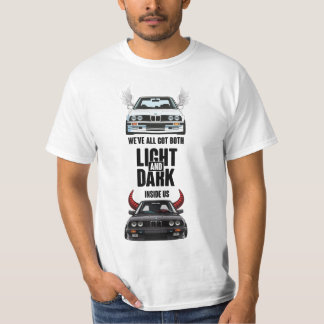 ライト&ダークサイドBMW E30 Tシャツ