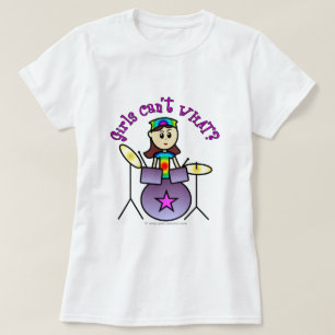 ライト·ドラマー·ガール Tシャツ