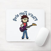 ライト·バス·ギター·ガール マウスパッド (マウス)