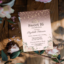  ライト ピンクの花 きらめくSweet 16